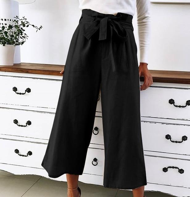 Haley - High-waisted wide-leg trousers