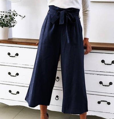 Haley - High-waisted wide-leg trousers