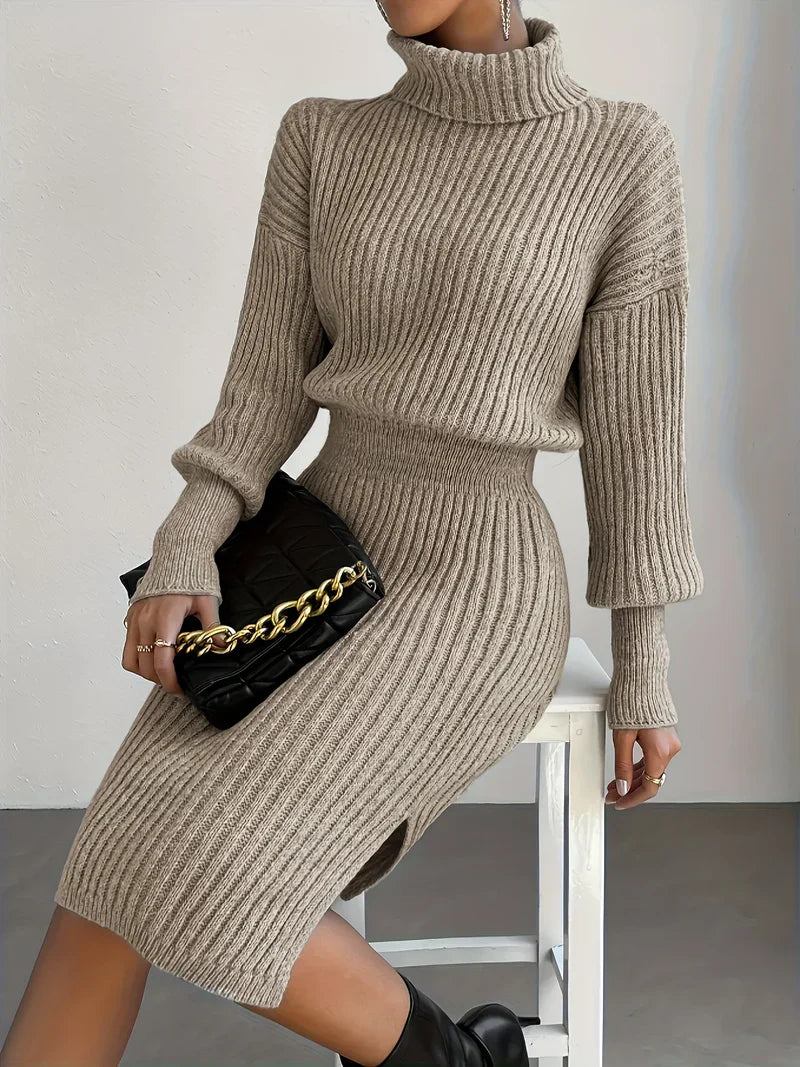 Iza | Knitted Set with a Top and Skirt