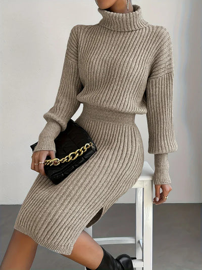 Iza | Knitted Set with a Top and Skirt