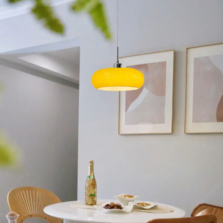 Brayne - Round Glass Pendant Light Bauhaus Style