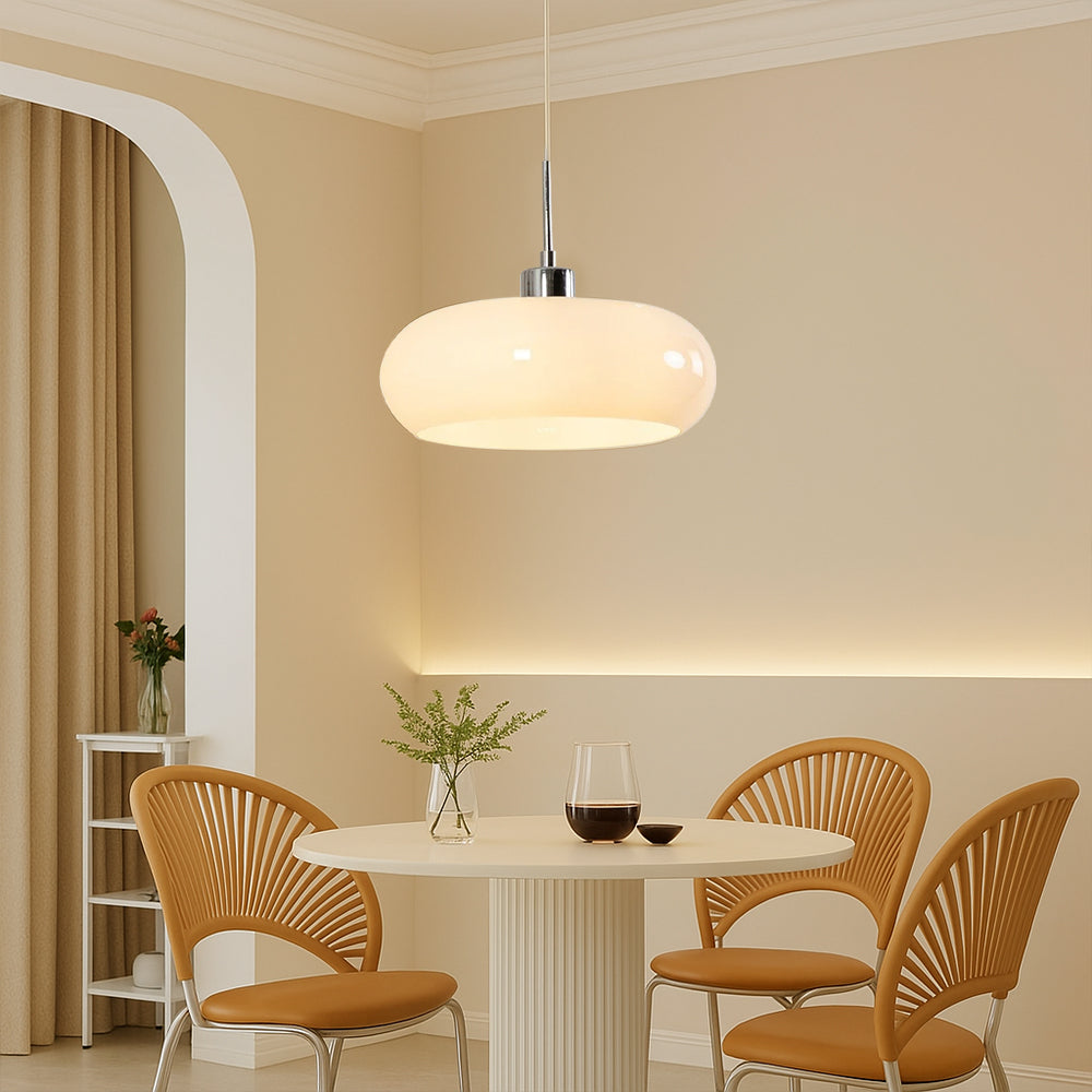 Brayne - Round Glass Pendant Light Bauhaus Style