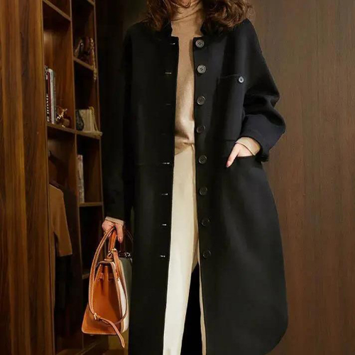 Demitria - Modern Long Coat for Women
