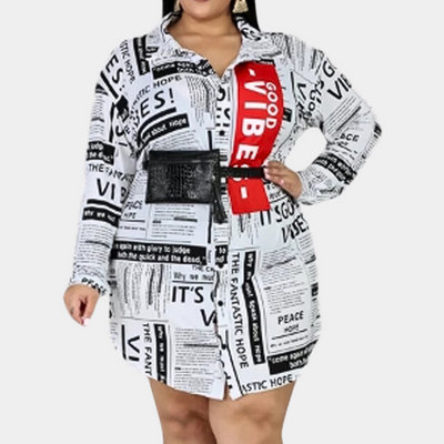 HINANO - Trendy Printjurk voor Dames