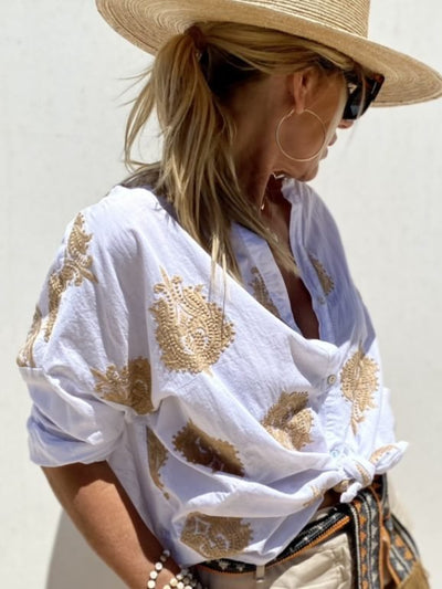 Chynna - Chic Strik Blouse voor Vrouwen