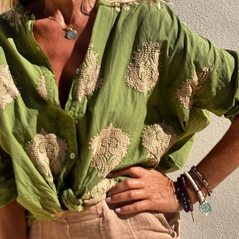 Chynna - Chic Strik Blouse voor Vrouwen