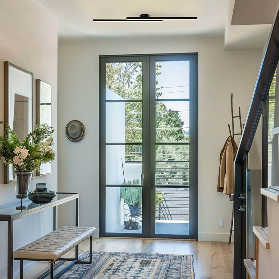 Siris - Linear Semi Flush Ceiling Light