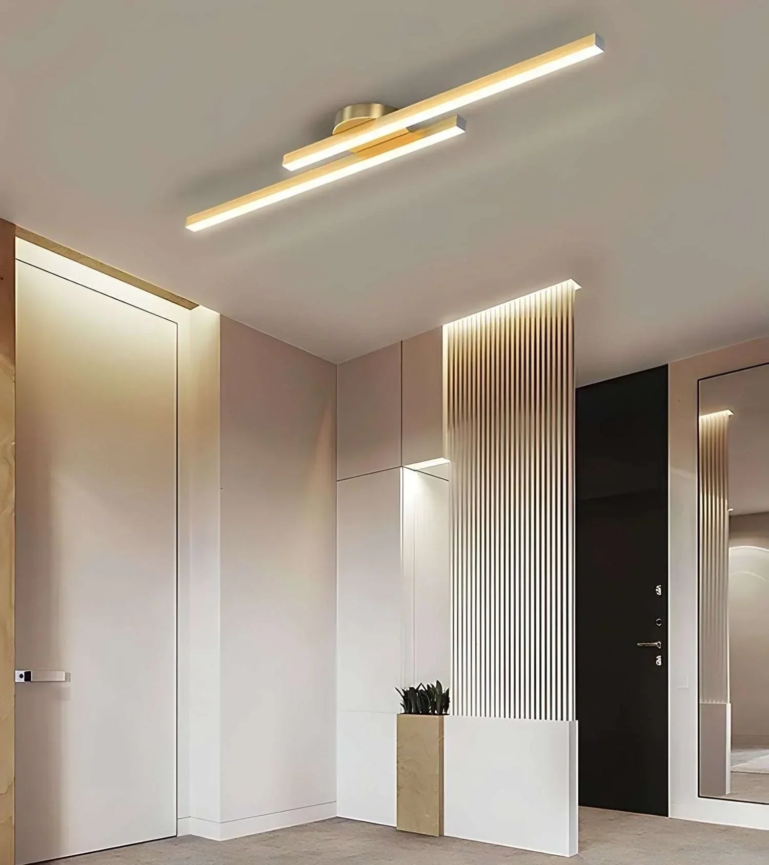 Siris - Linear Semi Flush Ceiling Light