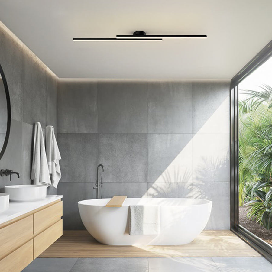 Siris - Linear Semi Flush Ceiling Light