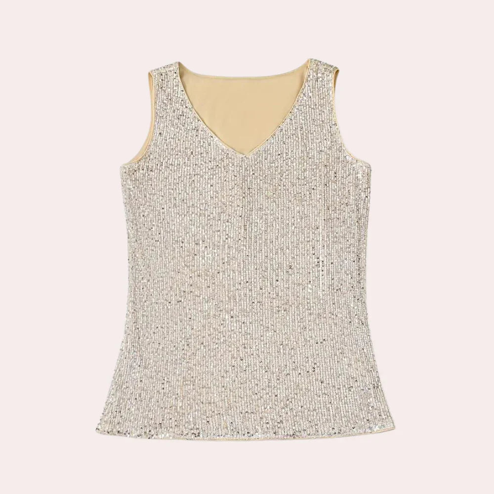 Siri - Stijlvolle Glittertop voor Dames