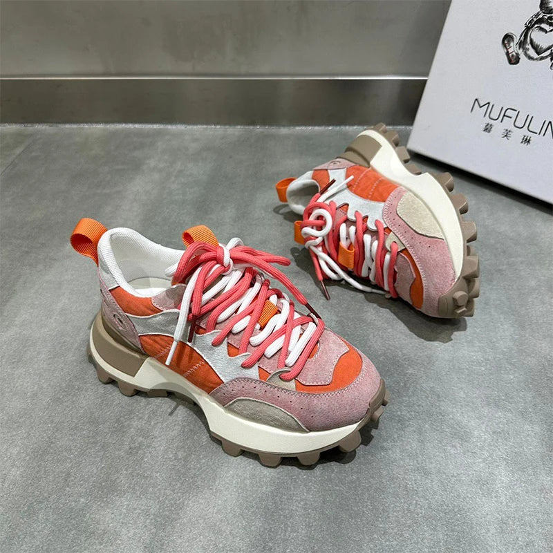 Calliope - Colorblock casual sneakers voor dames
