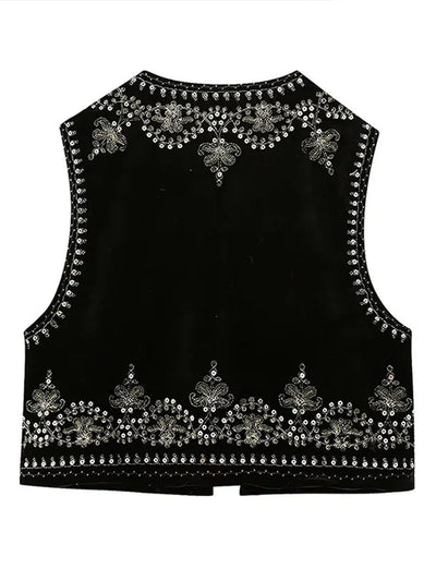 Sofia | Geborduurd Gilet