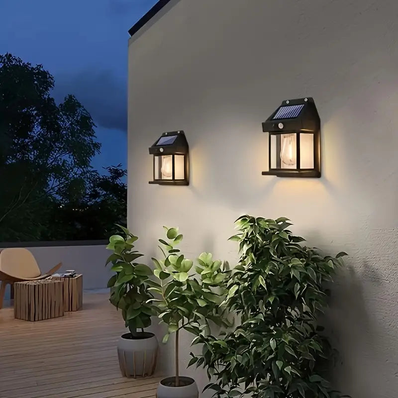 Solvionn - Outdoor Wall Light Motion Sensor Night Illumination