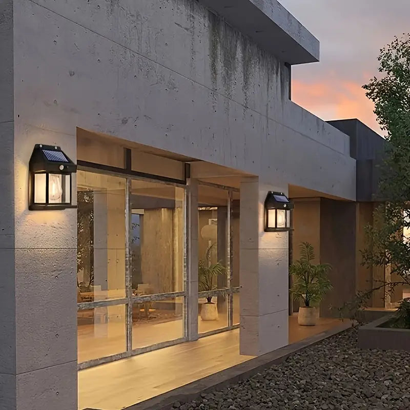 Solvionn - Outdoor Wall Light Motion Sensor Night Illumination