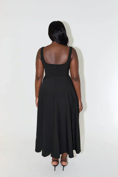 Melody - Nieuwe halflange, eenvoudige en getailleerde strapless jurk