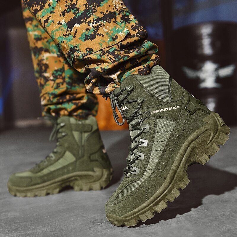 Waterdichte, lekbestendige militaire laarzen voor buiten