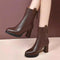 Itzy - Elegant boots with high heels and pointed toes