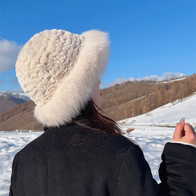 Indy - Cozy Faux Fur Fisherman Hat