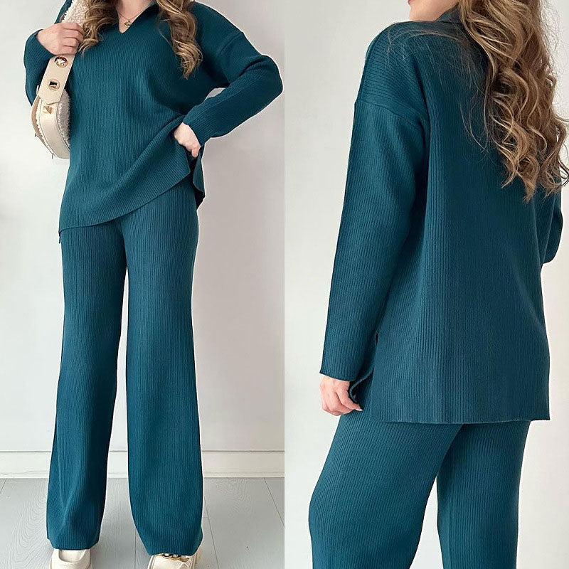 Giulietta - V-Neck Top and Wide Pants