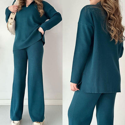Giulietta - V-Neck Top and Wide Pants