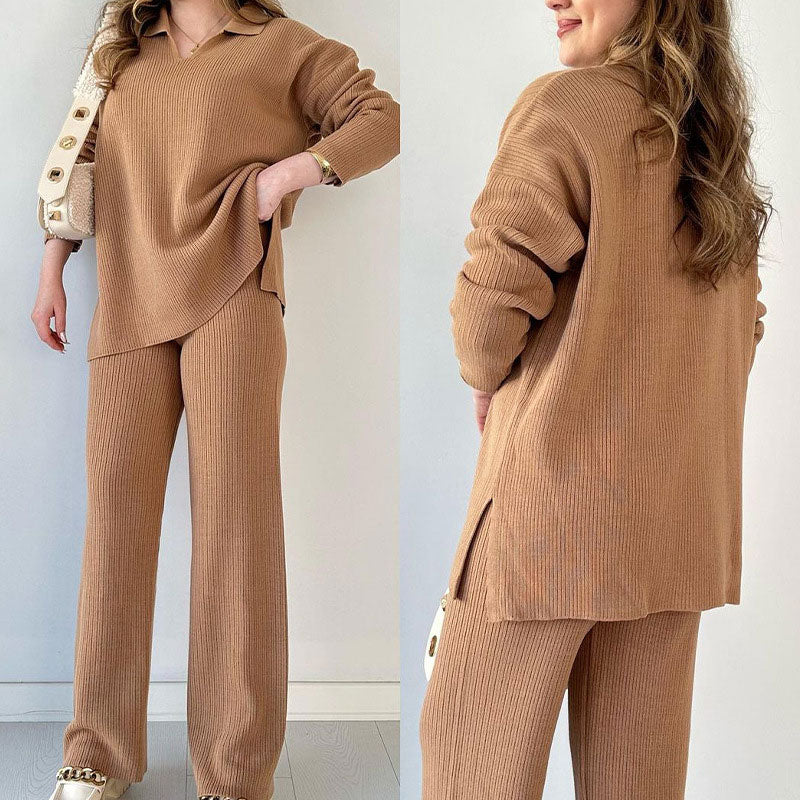 Giulietta - V-Neck Top and Wide Pants