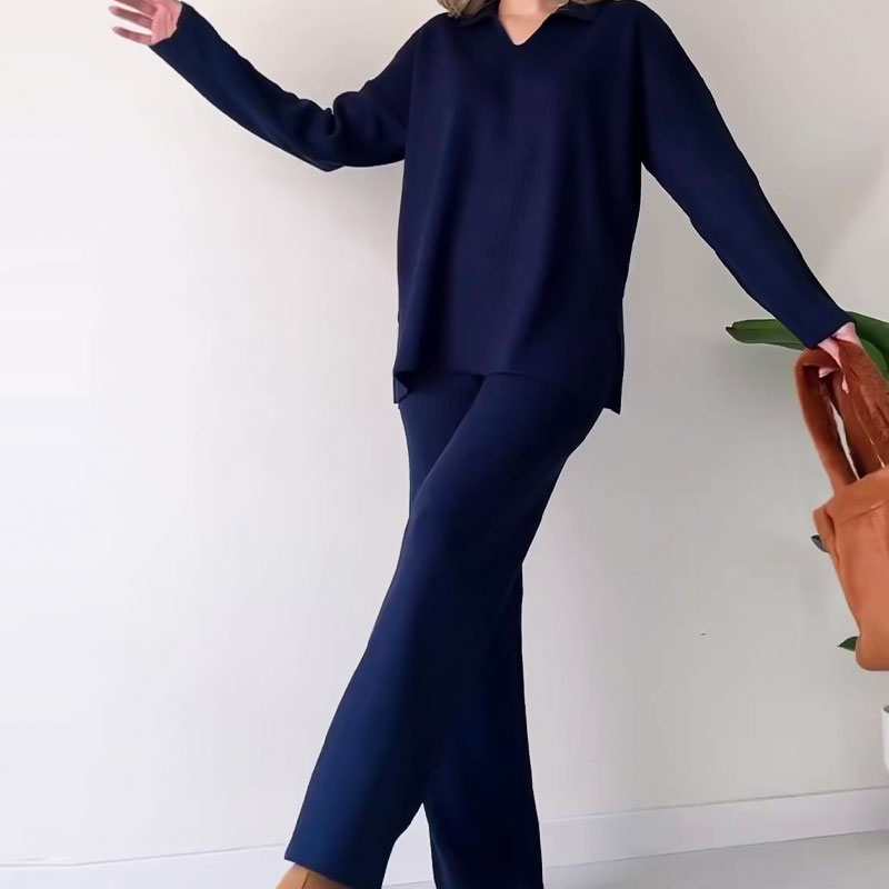 Giulietta - V-Neck Top and Wide Pants