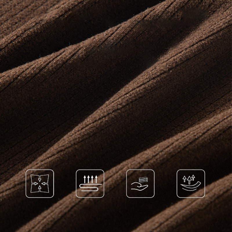 Gwyn - Elegante Geribde Coltrui voor Vrouwen