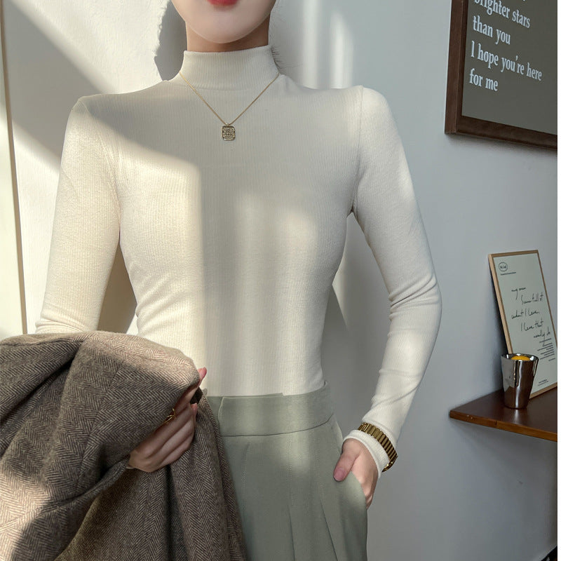 Gwyn - Elegante Geribde Coltrui voor Vrouwen