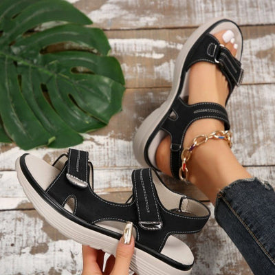 Delfina - Trendy Band Sandalen voor Vrouwen