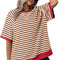 Puck - Casual gestreept T-Shirt