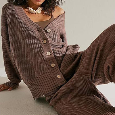 Rhean - Knus Vest met knopen voor Vrouwen