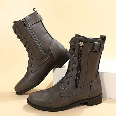 Dixie - Classic Lace-Up Boots for Women