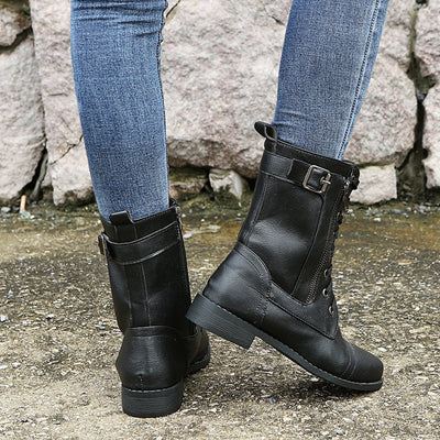 Dixie - Classic Lace-Up Boots for Women