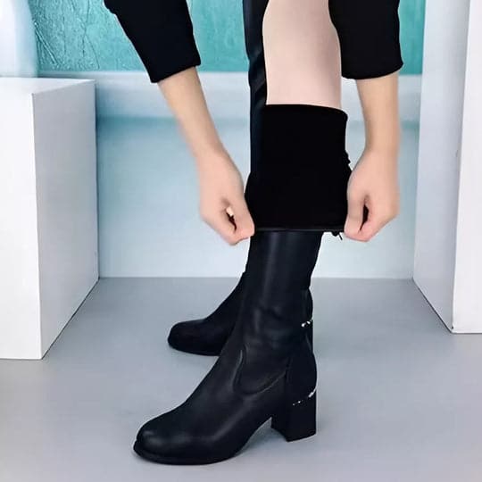 Romilly - Elegante Knielaarzen voor Dames