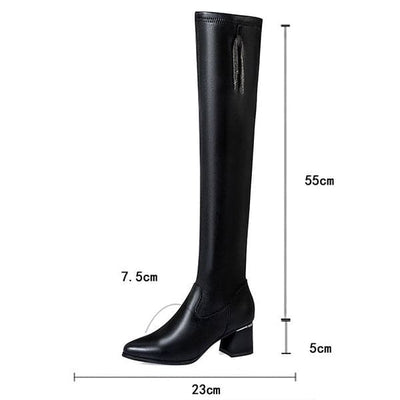 Romilly - Elegante Knielaarzen voor Dames