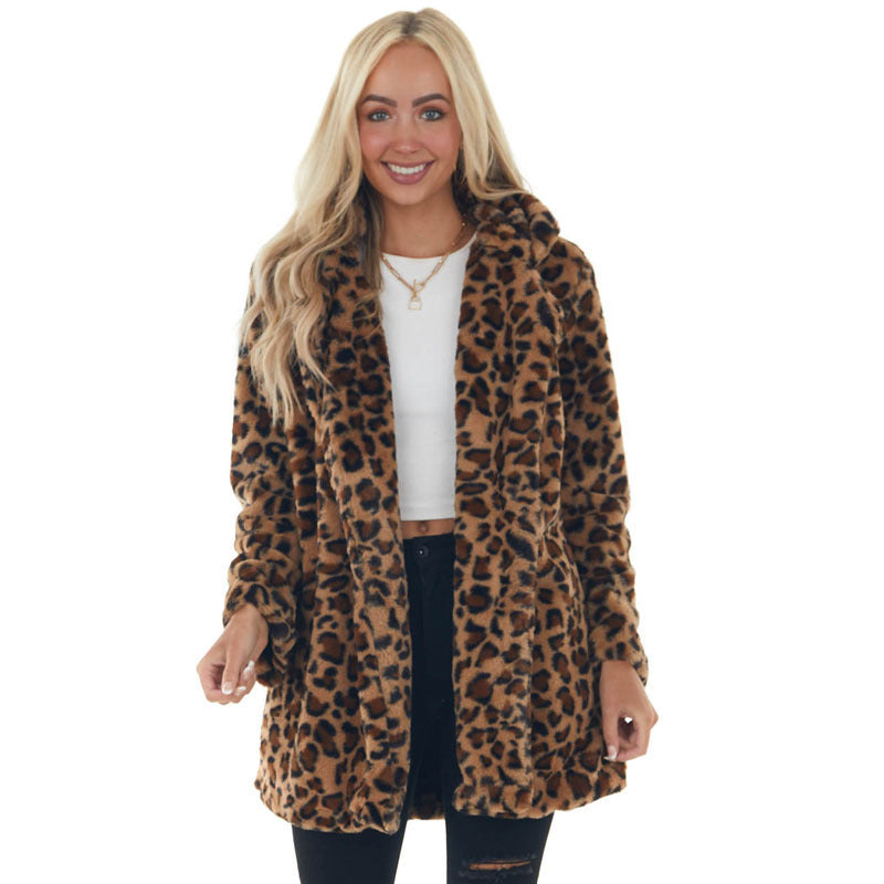 Vedalyn - Luipaardprint Jas voor Dames - Comfortabel & Modieus