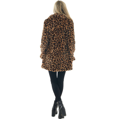 Vedalyn - Luipaardprint Jas voor Dames - Comfortabel & Modieus