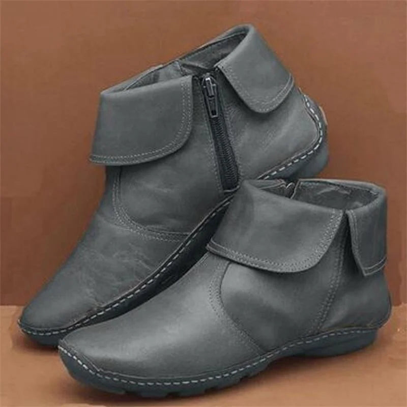 Lesolde - Casual Zip Boots for Women