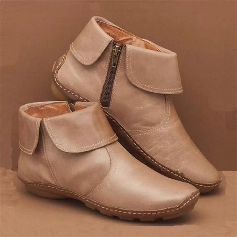 Lesolde - Casual Zip Boots for Women