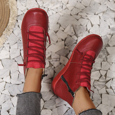 Meva - Vintage Enkelschoenen voor Vrouwen
