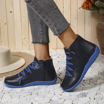 Meva - Vintage Enkelschoenen voor Vrouwen