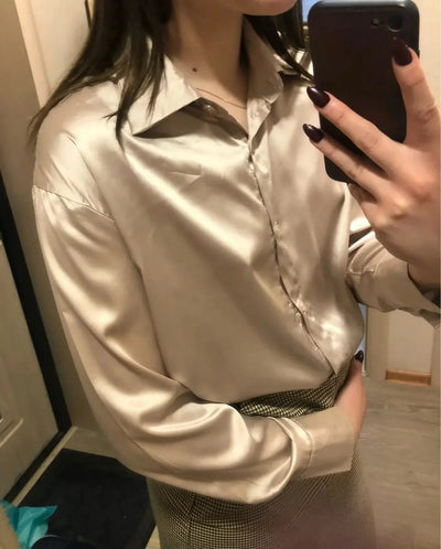 Sidonia – Langemouwen Office Casual Blouse