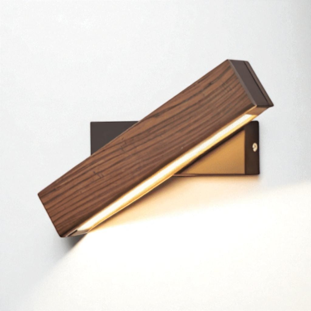 Aurevik – Adjustable Wooden Wall Sconce