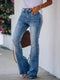 Ilyana | High-Waist Flared Jeans for a Trendy Look