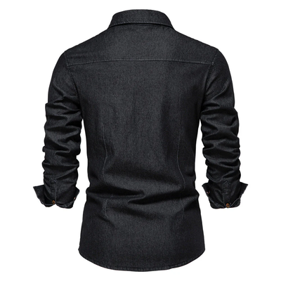 Tygo – Denim Overhemd met Lange Mouwen