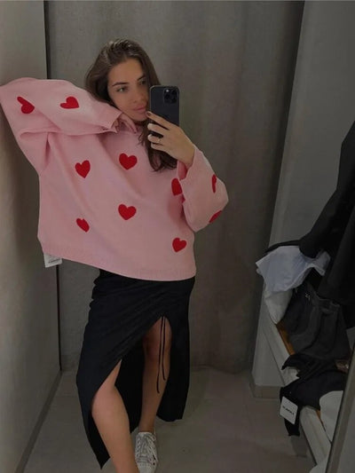 Gebreide oversized trui voor dames