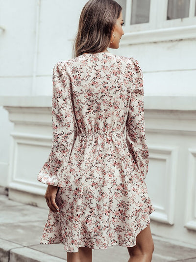 Beatrice - gebloemde mini jurk
