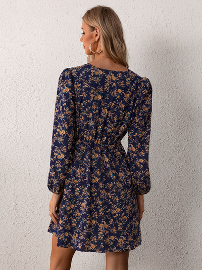 Beatrice - gebloemde mini jurk