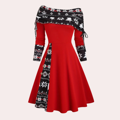 MADELINE - Casual Kerstjurk voor Dames