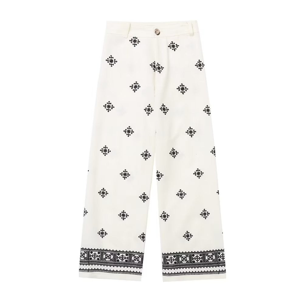 JULIETA - Printed trousers